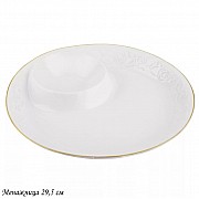 Менажница 29 см Белая роза Lenardi