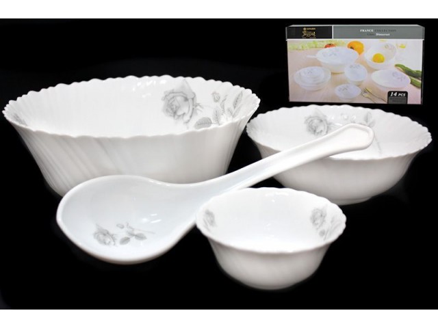 Обеденный сервиз Lenardi Седая роза на 6 персон