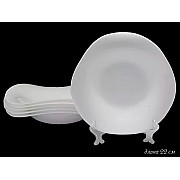 Набор 6 салатников Lenardi White 22 см