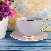 Чайный набор на 6 персон 12 предметов 250 мл Viola Lenardi сиреневый