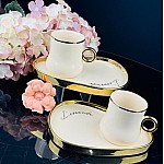 Кофейный набор Good Lenardi на 6 персон 12 предметов бежевый