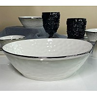Салатник 25,5 см Toronto Grey Lenardi