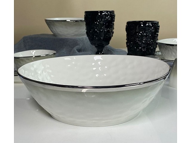 Салатник 25,5 см Toronto Grey Lenardi