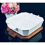 Квадратная форма-блюдо для запекания 32 см с крышкой/подставкой Stove Lenardi Квадратная форма-блюдо для запекания 32 см с крышкой/подставкой Stove Lenardi