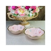 Набор из 2 салатников Lenardi Бабочки розовые 14 см