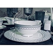 Салатник 15 см Версаль серебро Lenardi