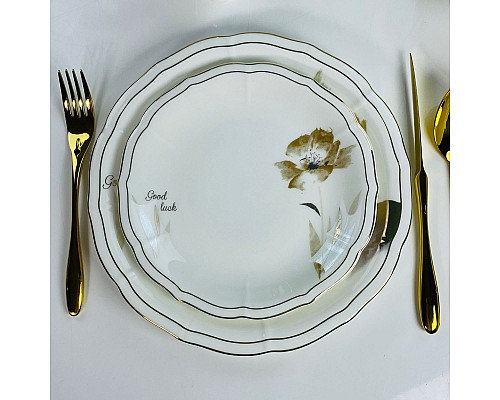 Набор 6 тарелок 22 см Камилла Lenardi