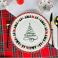 Набор из 6 тарелок 27 см Новогодний Lenardi Набор из 6 тарелок 27 см Новогодний Lenardi