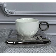 Чашка с блюдцем 220 мл Pillow Lenardi