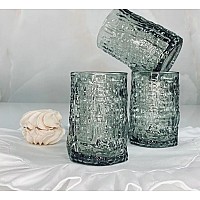 Набор из 6 стаканов 250 мл Glass Color Lenardi серый