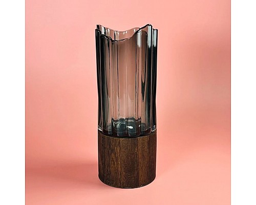 Декоративная ваза для цветов 30,5см Fiore Lenardi черная