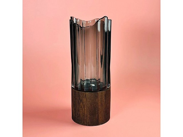 Декоративная ваза для цветов 30,5см Fiore Lenardi черная