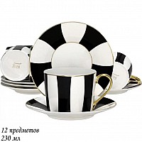 Чайный набор Жаклин Lenardi на 6 персон 12 предметов