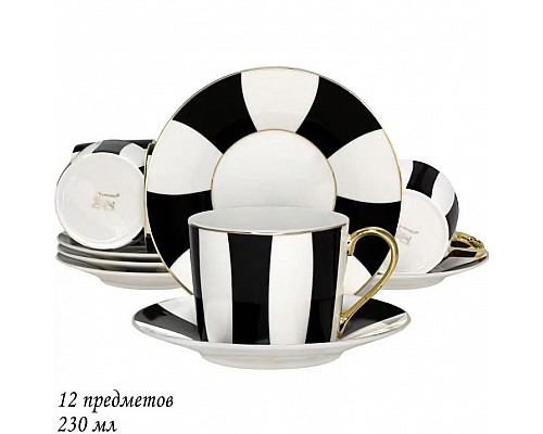 Чайный набор Жаклин Lenardi на 6 персон 12 предметов