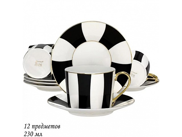 Чайный набор Жаклин Lenardi на 6 персон 12 предметов