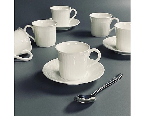 Кофейный набор отель на 6 персон 12 предметов 120 мл Maria Lenardi