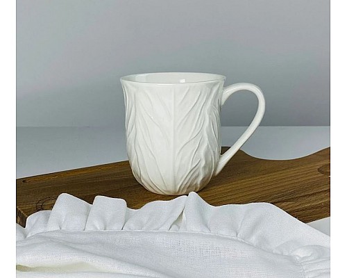 Кружка 370 мл Капуста lenardi белая