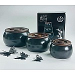 Набор из 3 банок с крышками Blackwood Lenardi