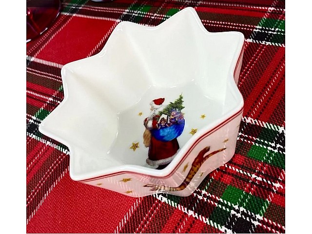 Салатник 11 см Новогодний Lenardi