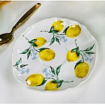 Чайный набор на 6 персон 12 предметов Лимоны Lenardi