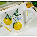 Чайный набор на 6 персон 12 предметов Лимоны Lenardi