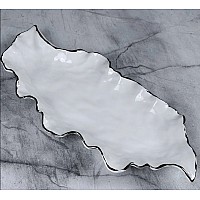 Блюдо 37 см платина Эстель Lenardi