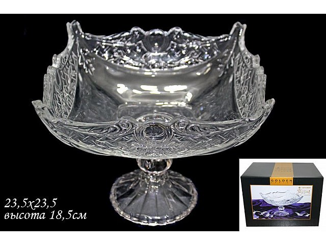 Фруктовница на ножке Lenardi 23,5см