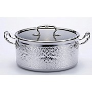 Кастрюля 13 л 32 см Emboss Lenardi с крышкой