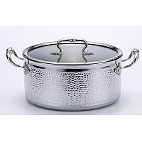 Кастрюля 13 л 32 см Emboss Lenardi с крышкой