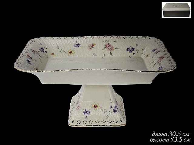 Фруктовница на ножке 30,5 см Адель Lenardi