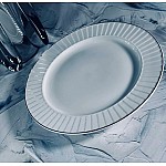 Набор из 6 тарелок 23см Marzipan grey Lenardi