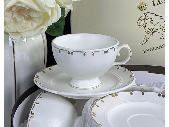 Чайный набор на 6 персон 12 предметов 220 мл Александрия Lenardi