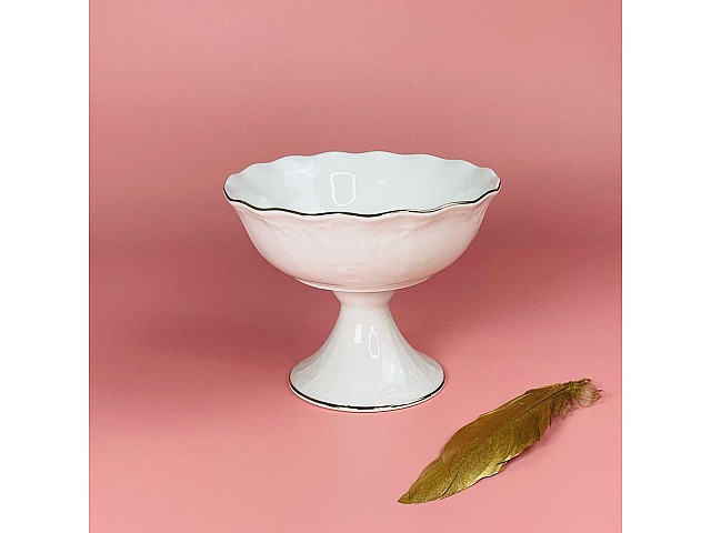 Конфетница 15 см Агата Lenardi на ножке