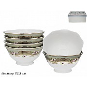 Набор 6 салатников 12 см Малахит Lenardi