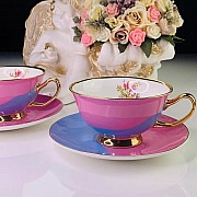 Чайный набор Lenardi Градиент розовый 200 мл 12 предметов