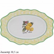 Овальное блюдо Lenardi Фруктовый сад 30 см