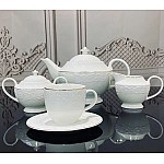 Чайный сервиз Белая Роза Lenardi на 6 персон 17 предметов