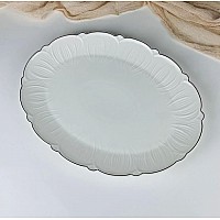 Овальное блюдо 37 см Orchidea Lenardi