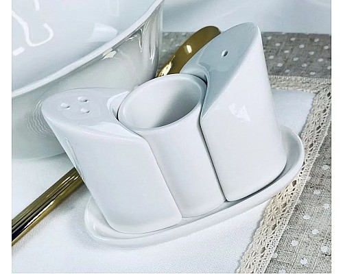 Набор для специй 3 предмета на подставке Resto Lenardi Набор для специй 3 предмета на подставке Resto Lenardi