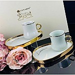 Кофейный набор Good Lenardi на 6 персон 12 предметов серый