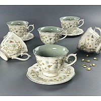 Чайный набор Олива Lenardi на 6 персон 12 предметов 270 мл