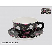 Чашка с блюдцем Ситец Lenardi