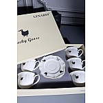 Чайный набор на 6 персон 12 предметов 250 мл Lucky Goose Lenardi