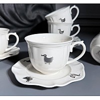 Чайный набор на 6 персон 12 предметов 250 мл Lucky Goose Lenardi Чайный набор на 6 персон 12 предметов 250 мл Lucky Goose Lenardi