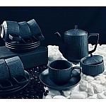 Чайный сервиз на 6 персон 16 предметов Эфиопия Lenardi черный