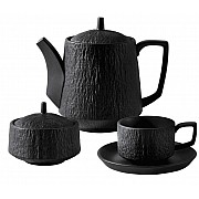 Чайный сервиз на 6 персон 16 предметов Эфиопия Lenardi черный