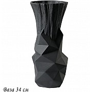 Ваза 34 см Эфиопия Lenardi черная