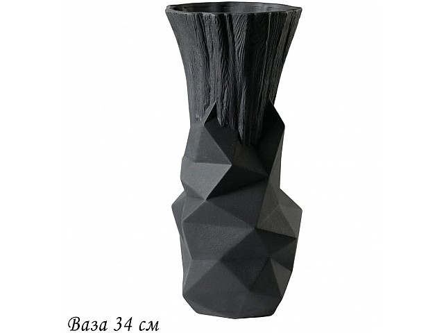 Ваза 34 см Эфиопия Lenardi черная