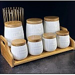 Набор из 3 банок 1000 мл и 4 банок 320 мл Bamboo Lenardi