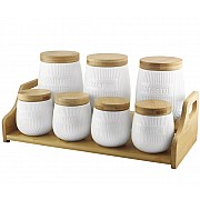 Набор из 3 банок 1000 мл и 4 банок 320 мл Bamboo Lenardi